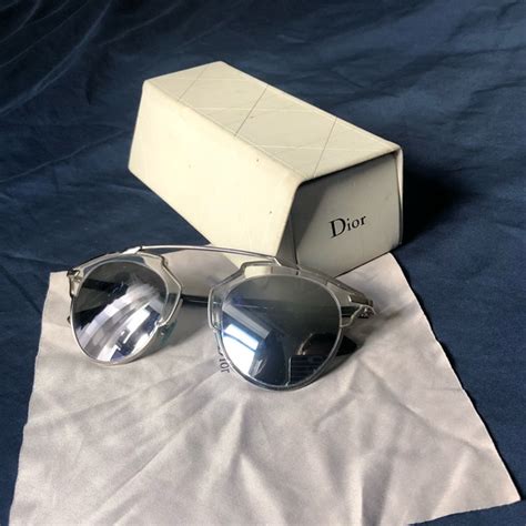 Dior B1MY9 So Real Silver Mirrored Sunglasses 48